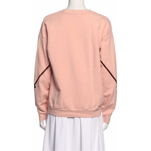 P.E NATION OversiyCrew Neck Long Sleeve Pink Sweatshirt XS - Picture 3 of 10